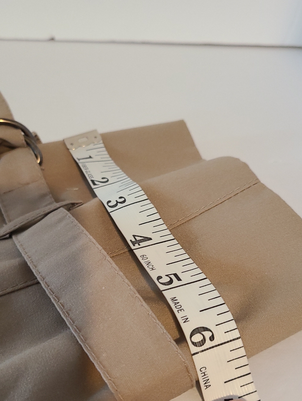 LONDON FOG VINTAGE WOMEN DOUBLE BREASTED BEIGE TRENCH C OAT-CLASSIC BELTED STYLE - Picture 14 of 16